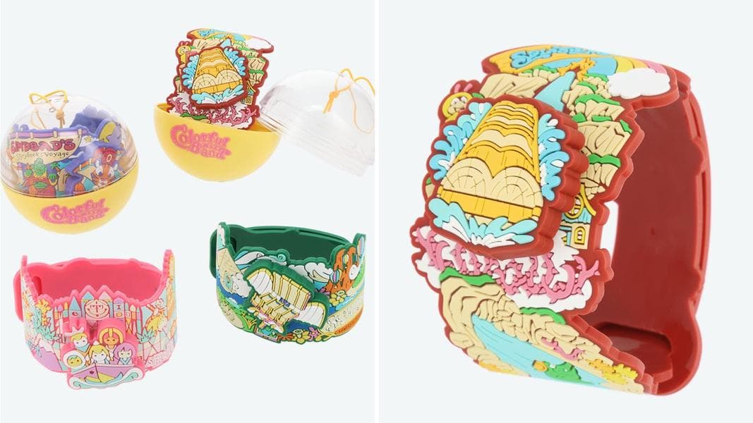 New Capsule Toy Bracelets Inspired by Splash Mountain and Other Attractions at Tokyo Disney Resort
