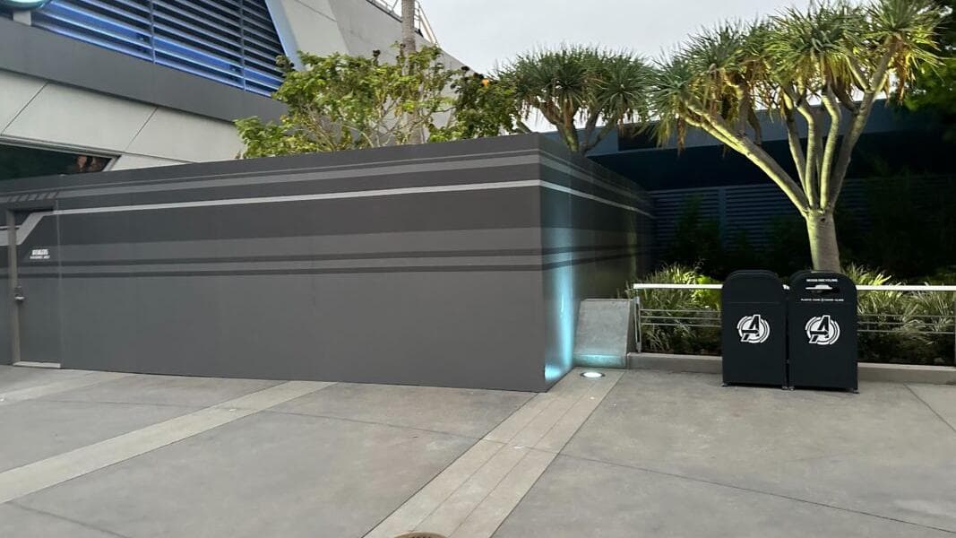 Avengers Campus Store Construction Site Grows at Disney California Adventure Park