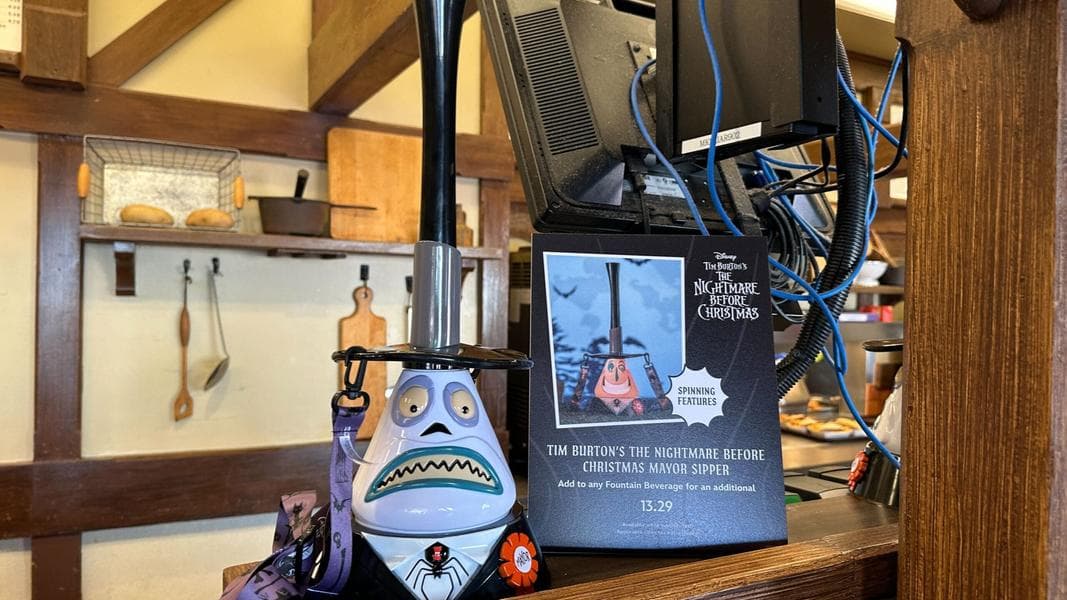 Halloween Party-Exclusive Nightmare Before Christmas Sipper Now Available All Day at Magic Kingdom