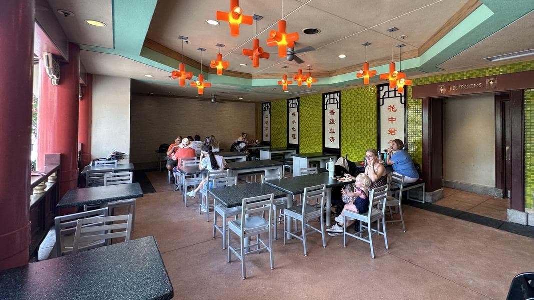 Refurbished Dining Area Reopens at Lotus Blossom Café in EPCOT