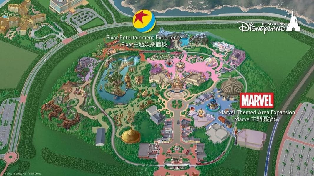 Hong Kong Disneyland Officially Embarking on Another Major Park Expansion with Pixar & Marvel Attractions
