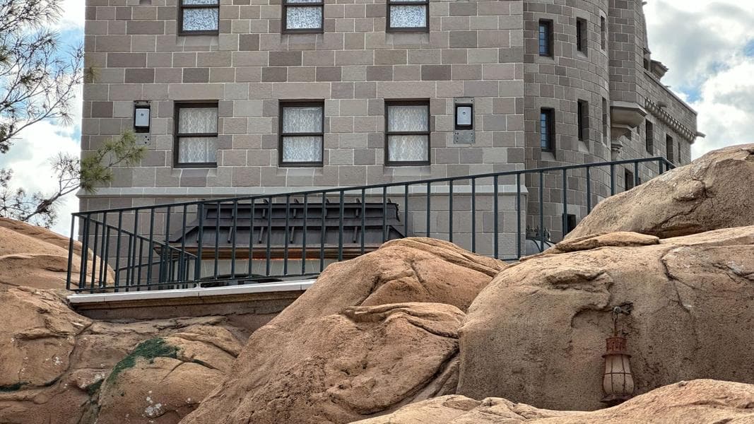 Scaffolding Removed and Window Repaired as Canada Pavilion Construction Continues at EPCOT