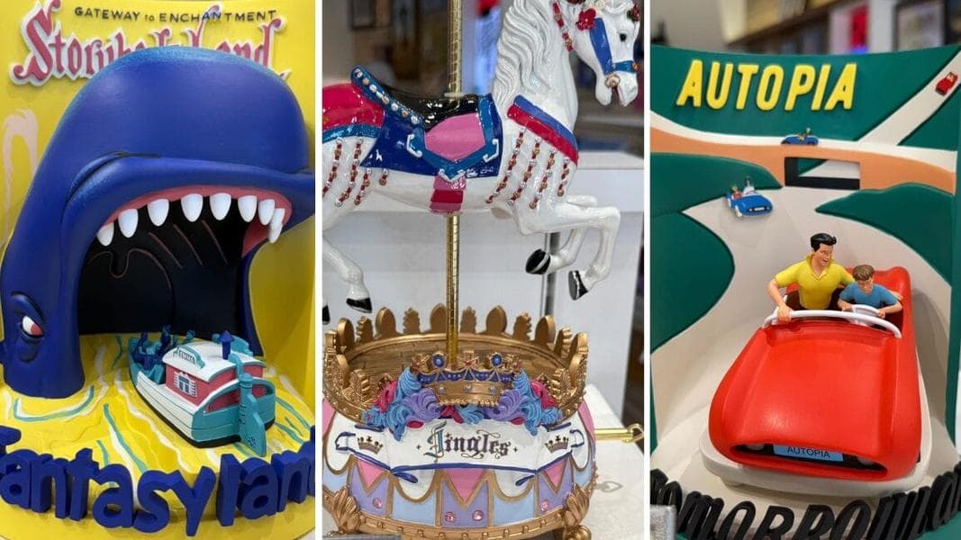 3D Models Inspired by Vintage Posters & King Arthur Carrousel Music Box Now Available at Disneyland Resort