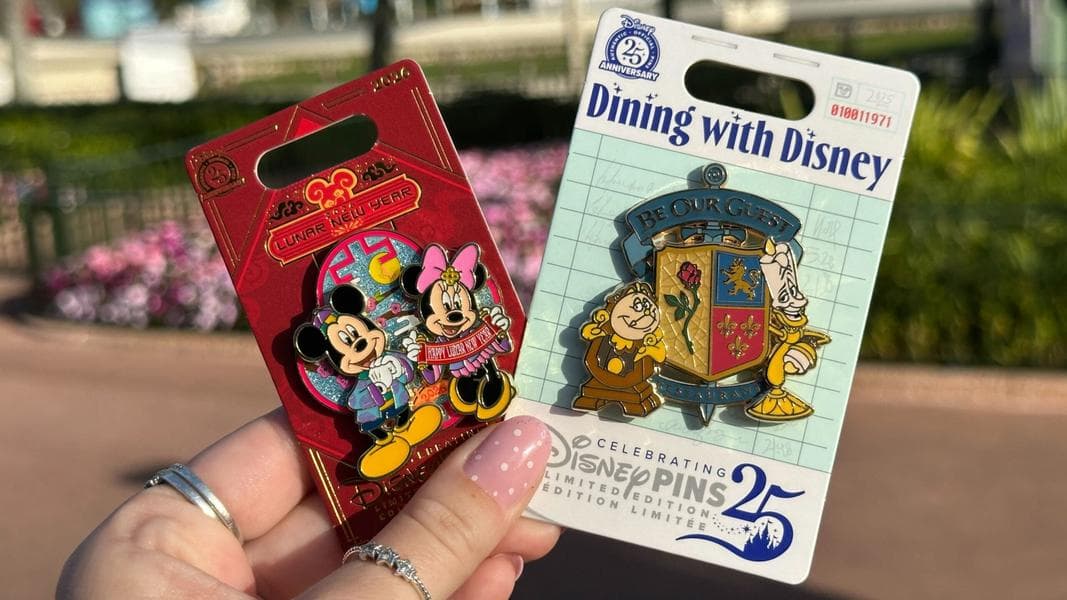 Final 2025 Disney World Pin Tuesday: Be Our Guest Restaurant & Lunar New Year 2026 Pins