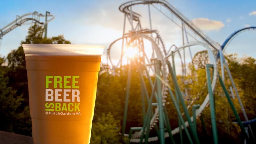 Free beer returns to SeaWorld and Busch Gardens parks!