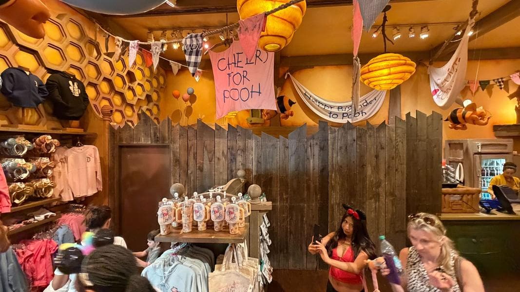 A Corner of Pooh Corner Is Under Refurbishment at Disneyland Resort