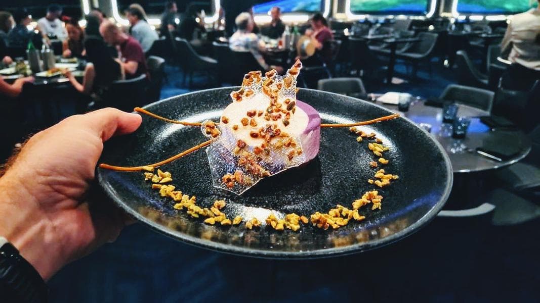 Reviews with photos of every new menu item at Space 220 at Epcot