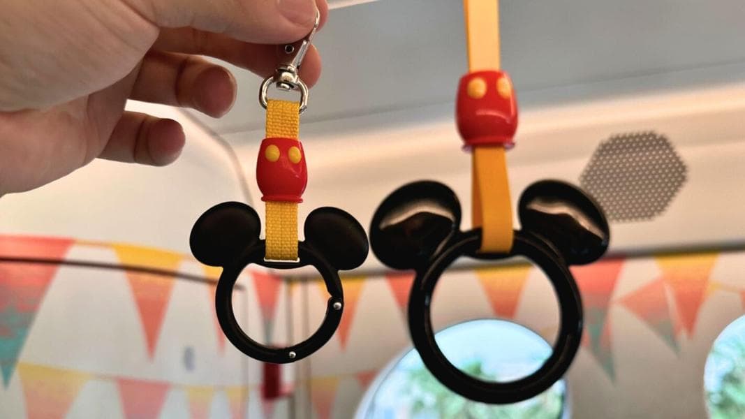 Mickey-Shaped Monorail Handles Inspire New Keychain at Tokyo Disney Resort