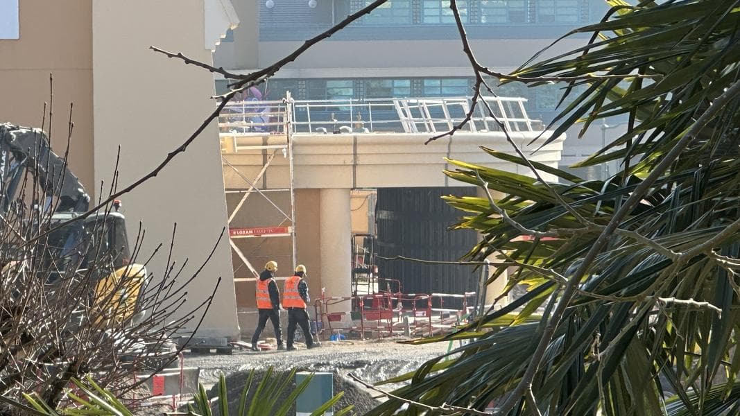 New construction photos of Disney Adventure World
