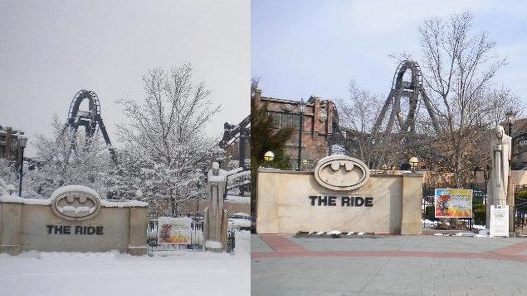 Six Flags St. Louis Opens After Snow