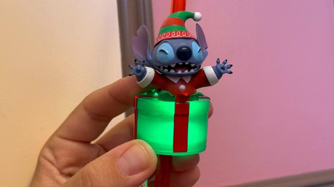 Light-Up Elf Stitch Bottle Topper Crashes Holidays at Disneyland Resort