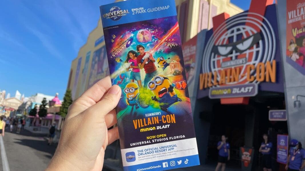 New Universal Orlando Map Adds Minion Land, Removes Productional Central, and Uses Updated Park Names