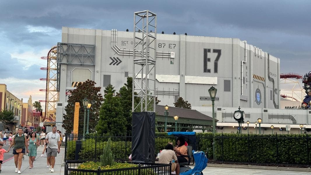 PHOTOS: First Halloween Horror Nights 34 Towers Up at Universal Studios Florida