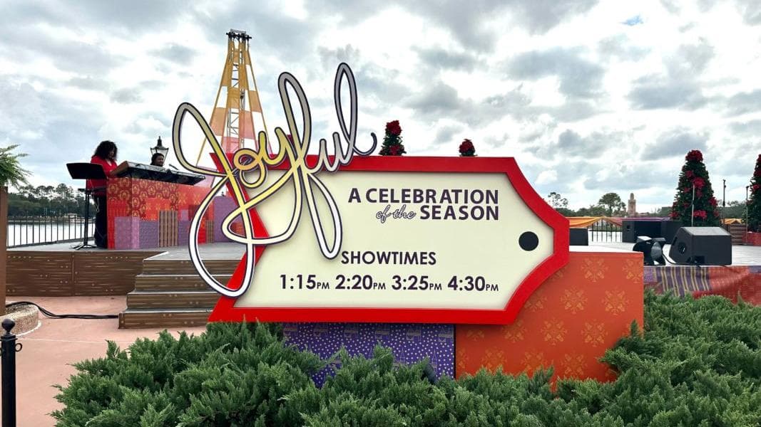 PHOTOS, VIDEO: ‘JOYFUL! A Celebration of the Season’ Returns to 2022 EPCOT International Festival of the Holidays
