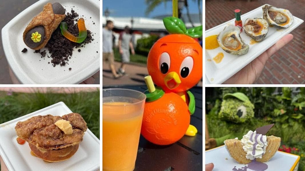 REVIEW: ALL Food and Beverage Items Available for the 2025 EPCOT International Flower & Garden Festival