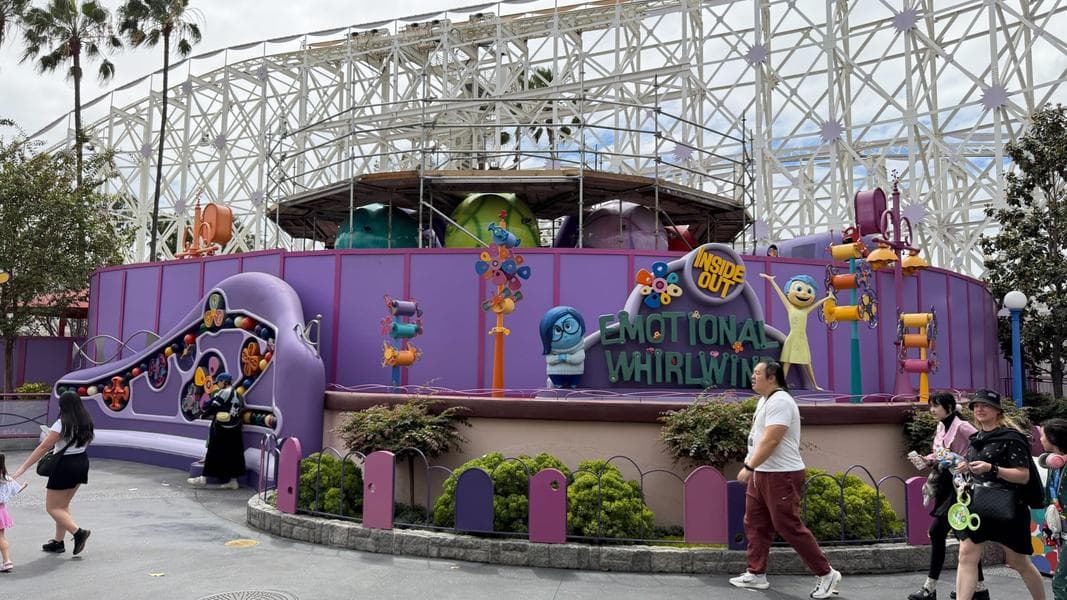 Construction Walls Installed Around Inside Out Emotional Whirlwind as Refurbishment Continues