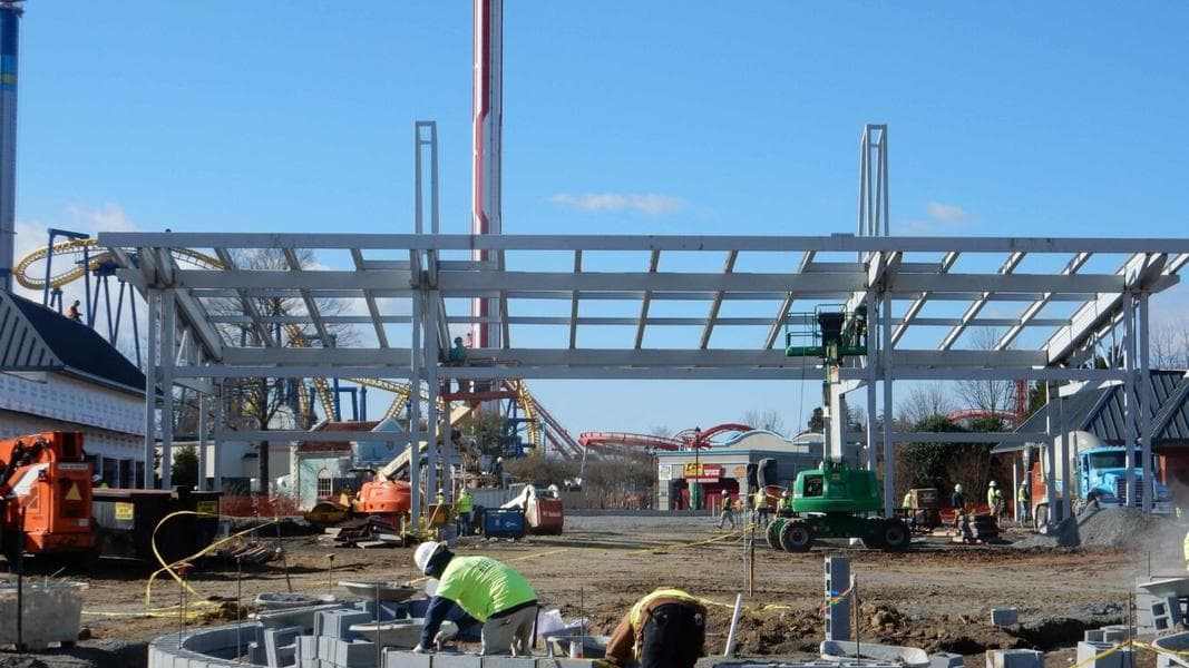 Construction Update: Carowinds’ New Entrance and Slingshot