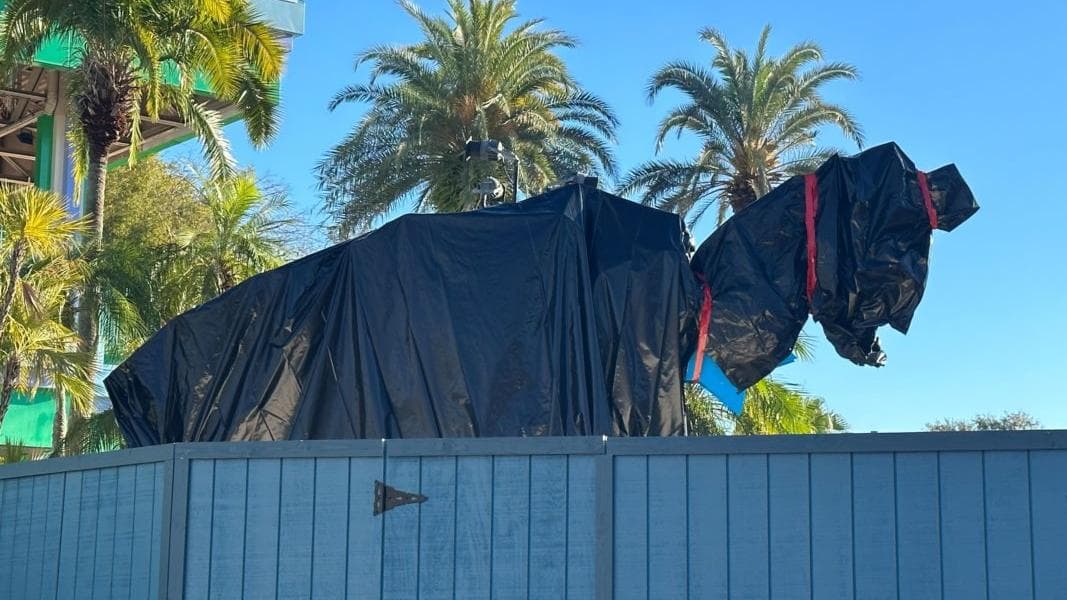 Construction Walls Up, Sign Covered as Most of Woody Woodpecker’s KidZone Now Permanently Closed at Universal Studios Florida