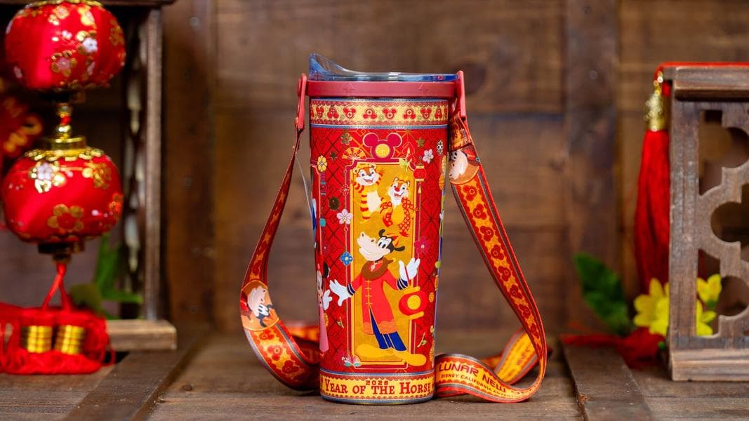 First Look at Lunar New Year Tumbler & Straw Clip Featuring Horace Horsecollar
