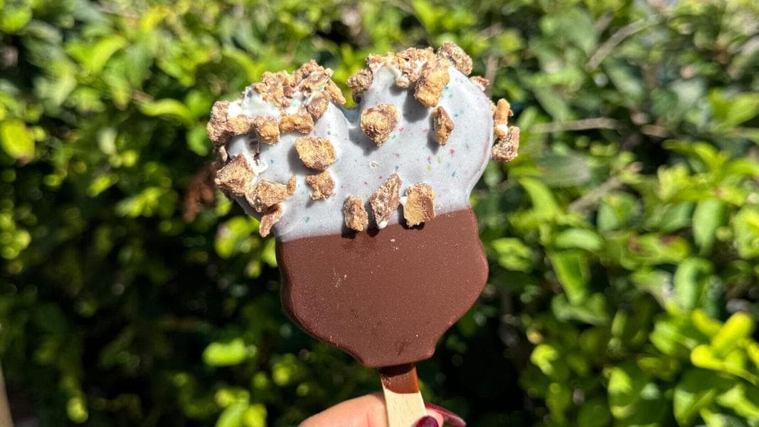 Hand-Dipped Mickey Ice Cream Bar with Peanut Butter Cups Might Be an Instant Classic