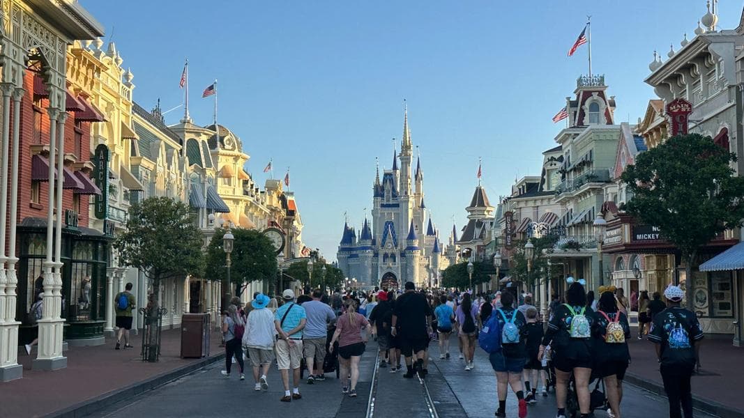 ‘Make it Blue!’ Cinderella Castle Tower Repainting Moves to Left Side