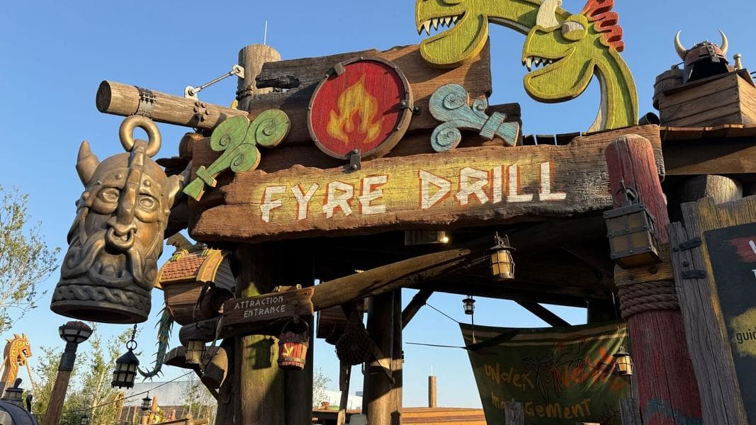 Fyre Drill Attraction Closing for Brief Refurbishment at Universal Epic Universe