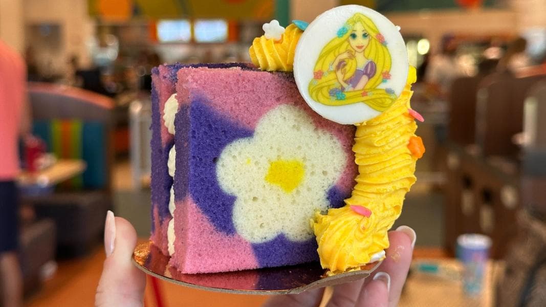 REVIEW: Rapunzel Berries and Cream Cake Is a Beautiful Treat at Disney’s Pop Century Resort