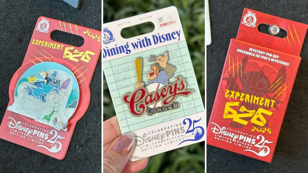 New Stitch 626 Day & Casey’s Corner Pins at Walt Disney World