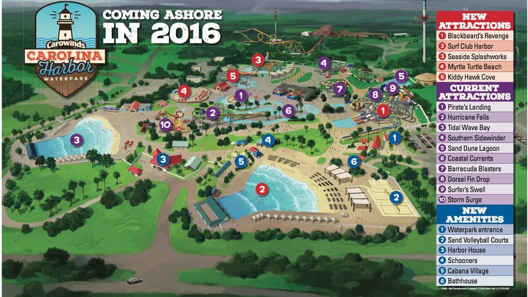 Carowinds’ Boomerang Bay Water Park to become “Carolina Harbor” in 2016