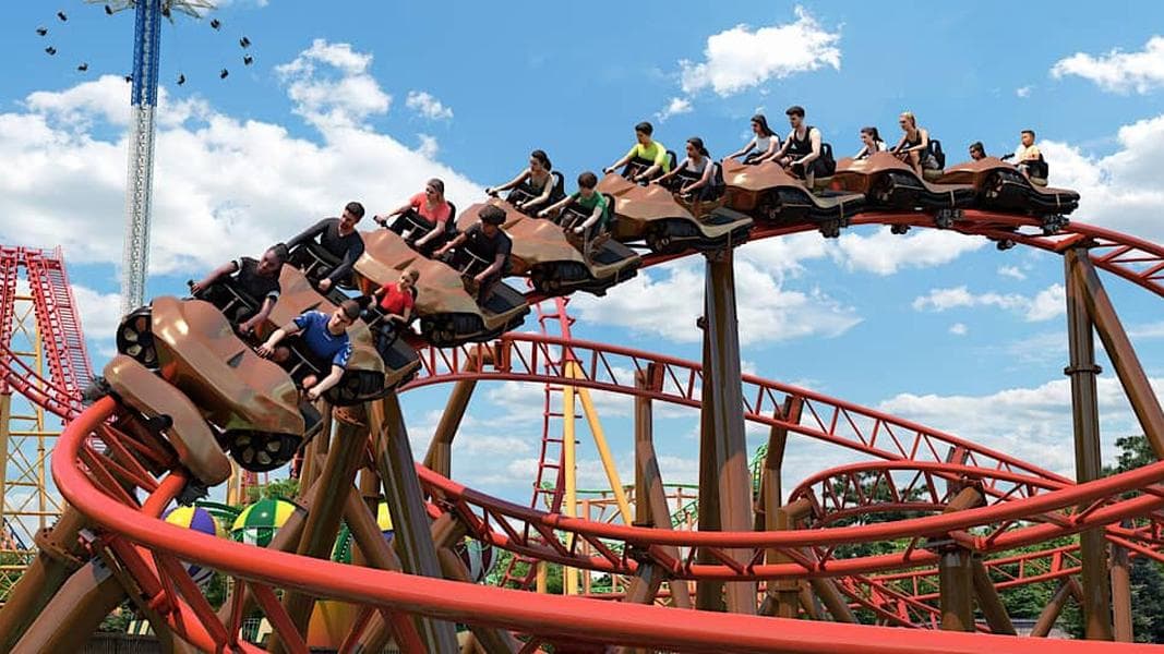 Opening date set for New England's new straddle coaster