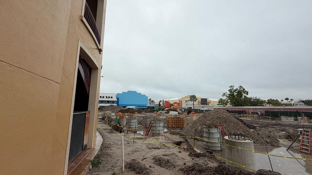 More Concrete Footers Installed for Hollywood Rip Ride Rockit Replacement at Universal Studios Florida