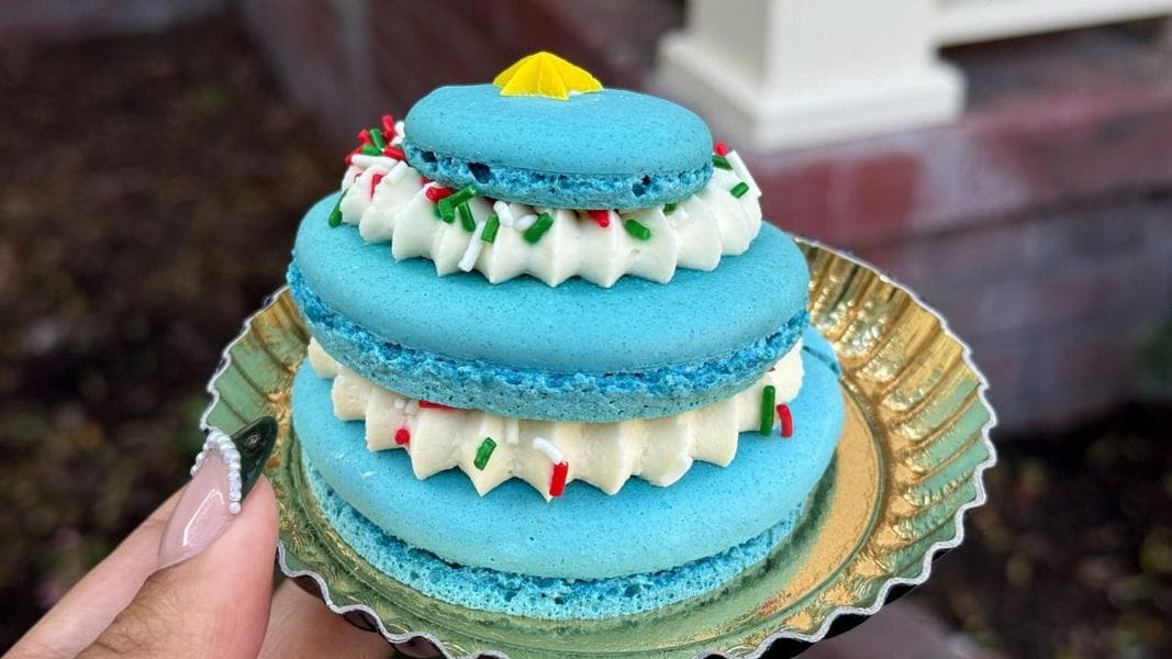 REVIEW: Milk & Cookies Macaron from Disneyland