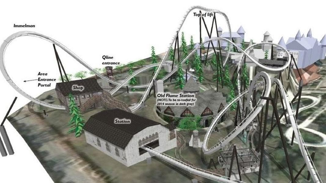 Heide Park Building Wing Coaster for 2014