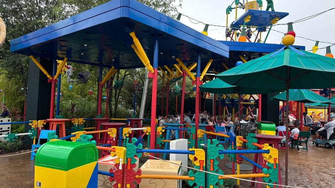 Newest Section of Woody’s Lunch Box Covered Seating Finally Opens at Disney’s Hollywood Studios