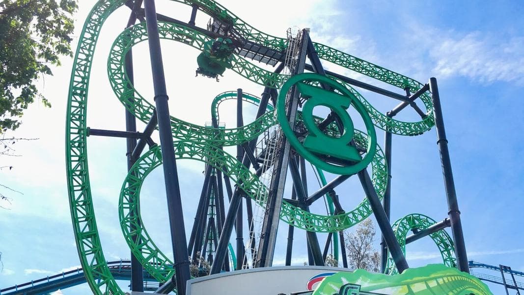 Six Flags Magic Mountain to Remove Green Lantern: First Flight