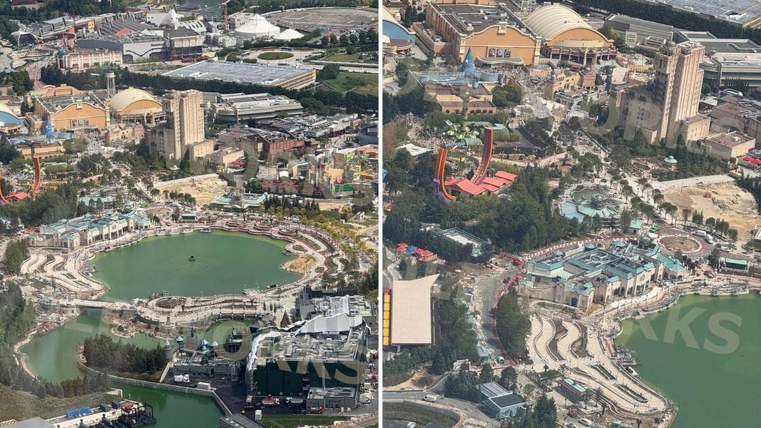 Roofing, Trees, and Final Details Added to Disney Adventure World Expansion at Disneyland Paris