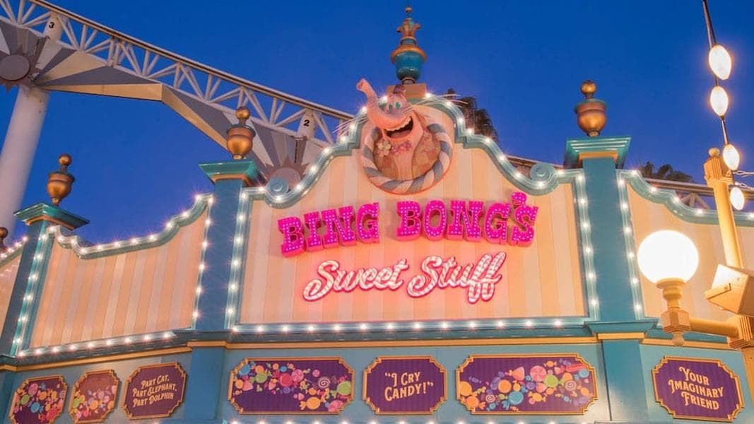 Bing Bong’s Sweet Stuff now open in Pixar Pier at Disney California Adventure