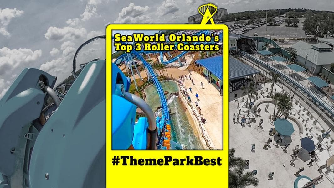 Theme Park Best: Top 3 roller coasters at SeaWorld Orlando