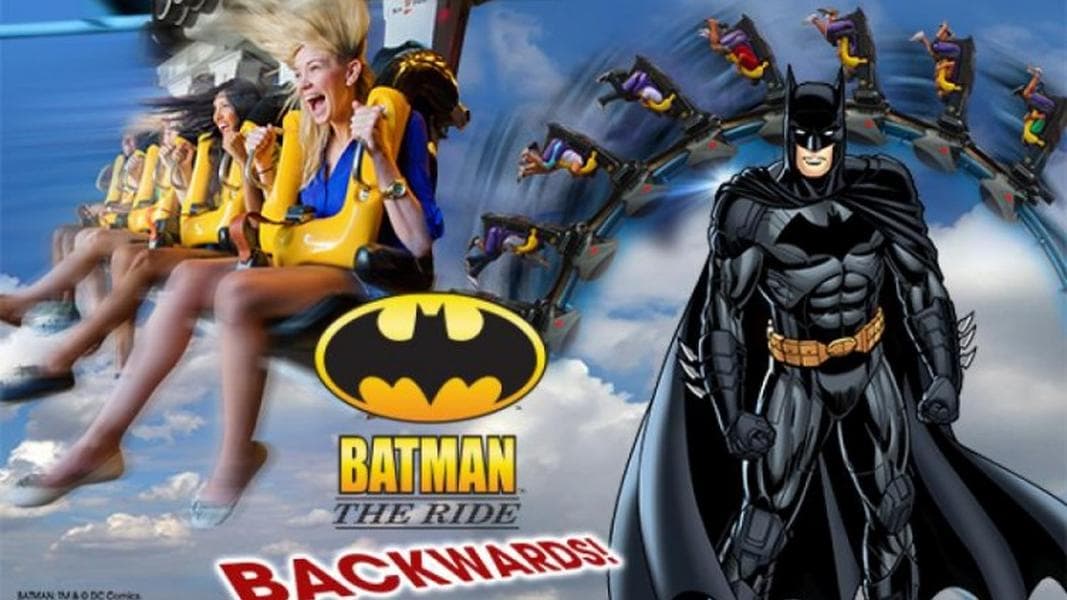 Six Flags over Georgia’s Batman Goes Backwards in 2015