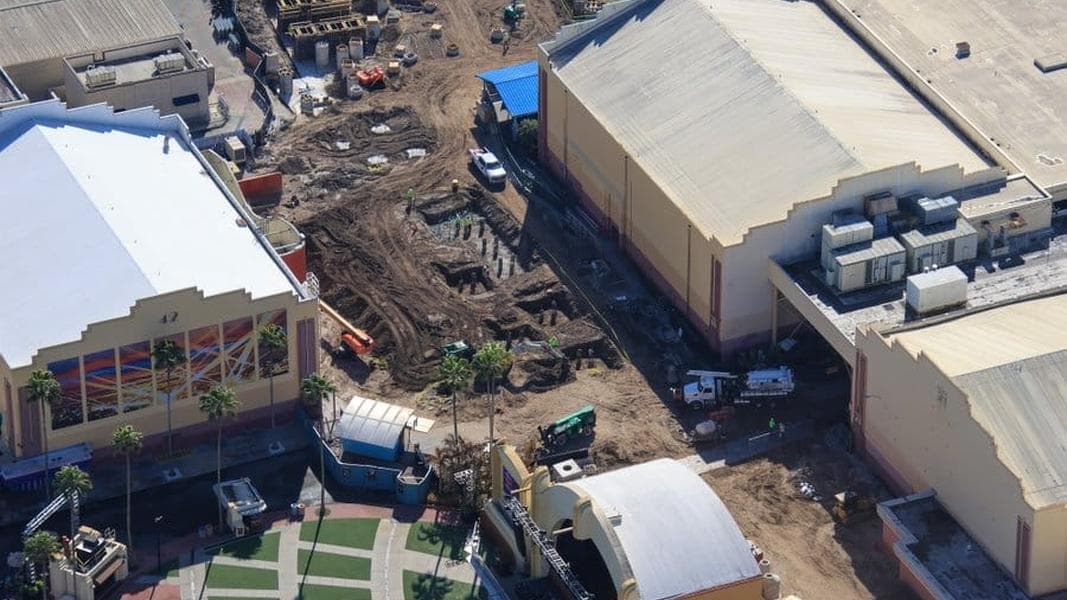 Coaster Footers & Service Building Progress in Fast & Furious: Hollywood Drift Construction Update at Universal Orlando