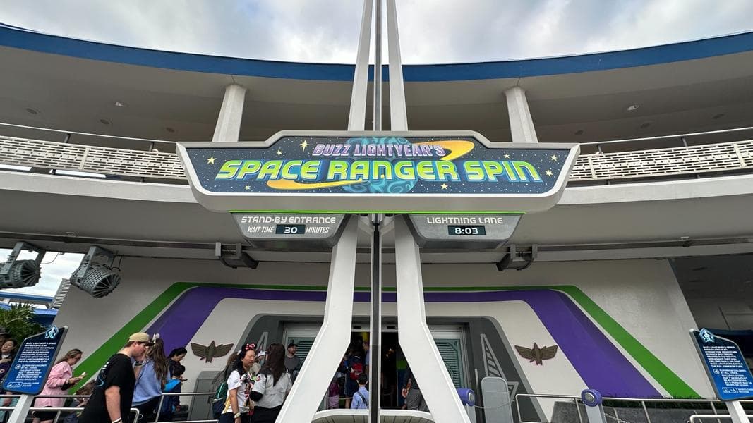 Buzz Lightyear’s Space Ranger Spin Officially Reopens After Multi-Month Refurbishment