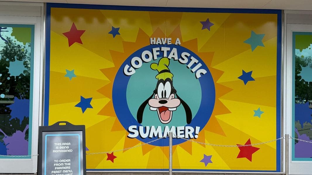 ‘Gooftastic Summer’ Decals Added to CommuniCore Hall for Cool Kid Summer at EPCOT