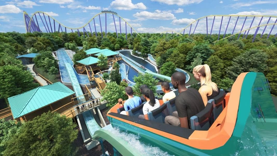 New groundbreaking Catapult Falls flume coaster launches this spring at SeaWorld San Antonio
