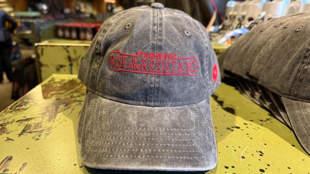 Two Star Wars: Rise of the Resistance Ball Caps and Lightsaber Countdown Calendar Available at Disneyland