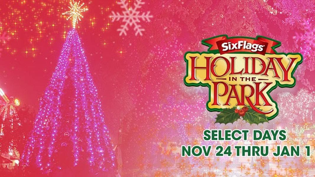 Six Flags Magic Mountain lights up with Holiday in the Park