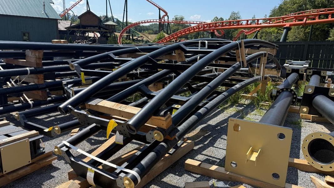 NightFlight Expedition Construction at Dollywood September 2025