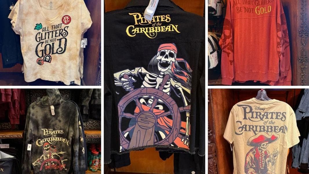 Pirates of the Caribbean Skeleton Jacket, Crossbones Sweater, & More Apparel at Disneyland