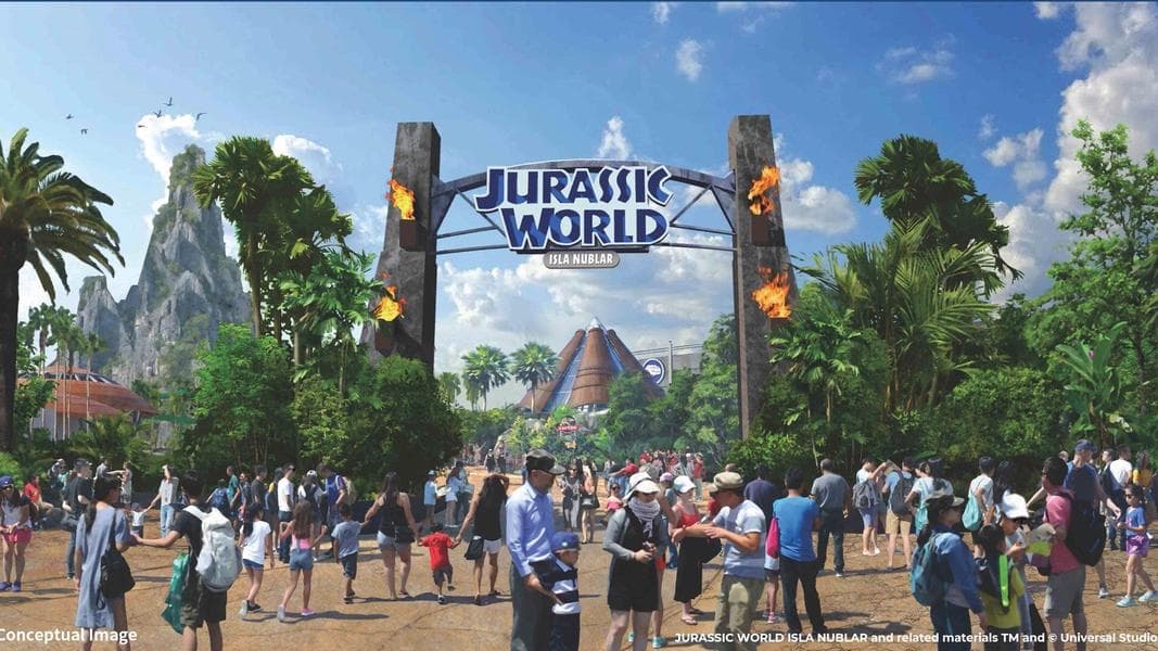Jurassic World Adventure Ride, Suspended Coaster and Land Details for Universal Studios Beijing