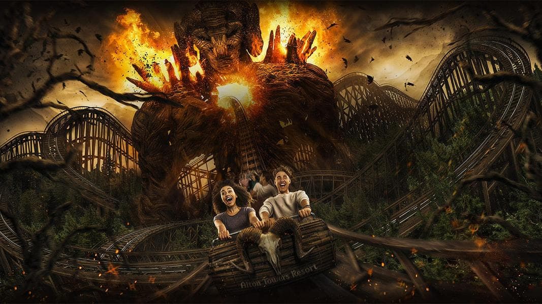 Wicker Man Wooden Coaster Opening at Alton Towers in 2018