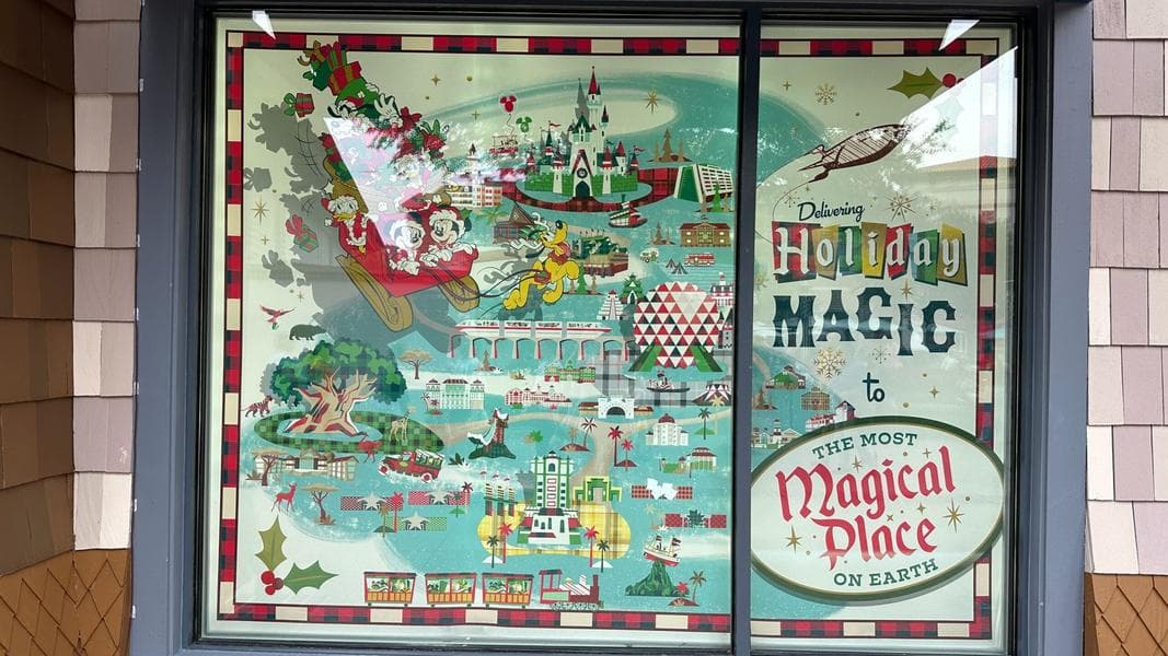 World of Disney Has Park-Inspired Window Displays for this Holiday Season